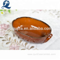 Professional Solid Color Oval Baking Pan Snack Bakeware